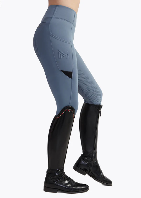 Cozy Tech Riding Leggings 2.0 (Metal Blue)