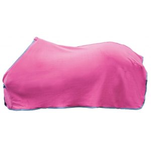 HKM Fleece Rug - Madrid - Pink