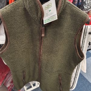 Hoggs of fife Sussex fleece gilet olive 12