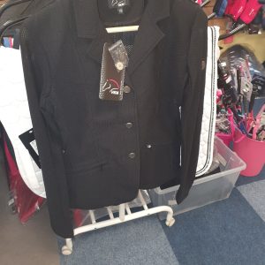 Hkm black mesh jacket size 36