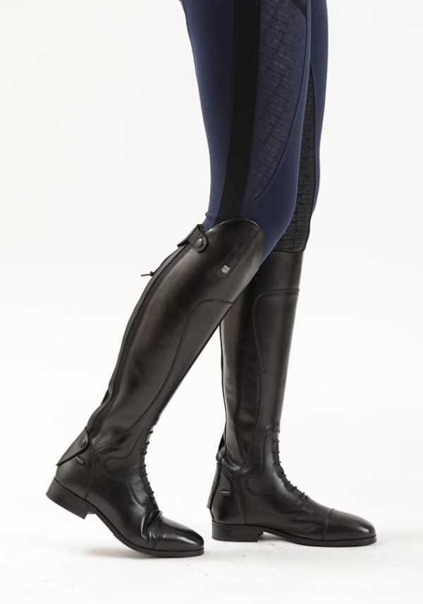 Dellucci Ladies Long Leather Field Riding Boot