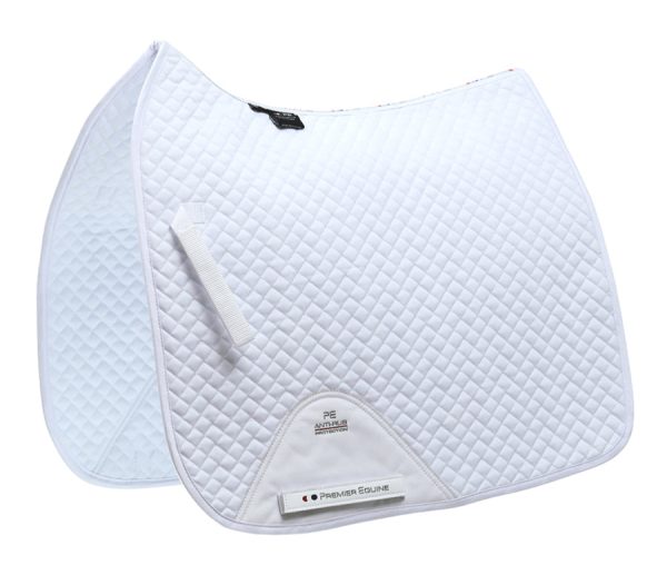 Plain Cotton Saddle Pad - Dressage Square