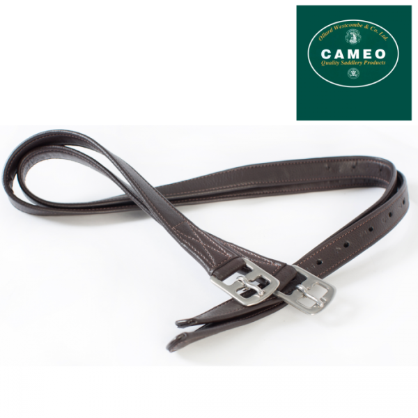 Cameo Anti-Stretch Stirrup Leathers