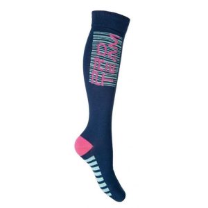 HKM Avanced  Riding Socks in  Deep Blue