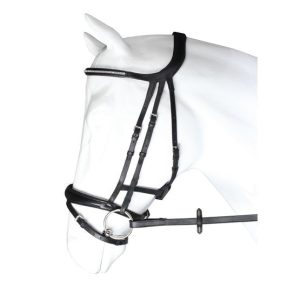 Horka Bridle Crown Black / Silver