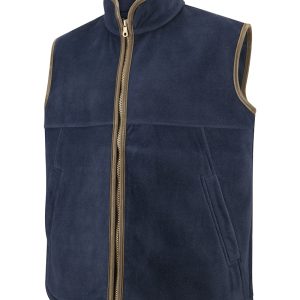 Hoggs Of Fife Stenton Technical Fleece Gilet - Midnight Navy